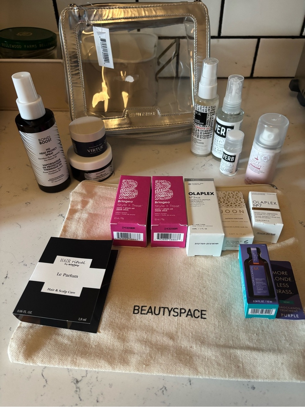 BeautySpace Travel Kit with Hair Products New in box